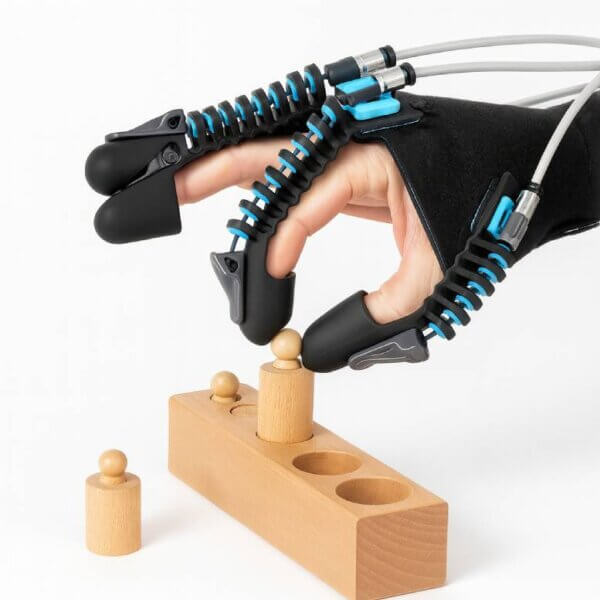 R-Touch & R-Lead: hand and arm rehab with robotics